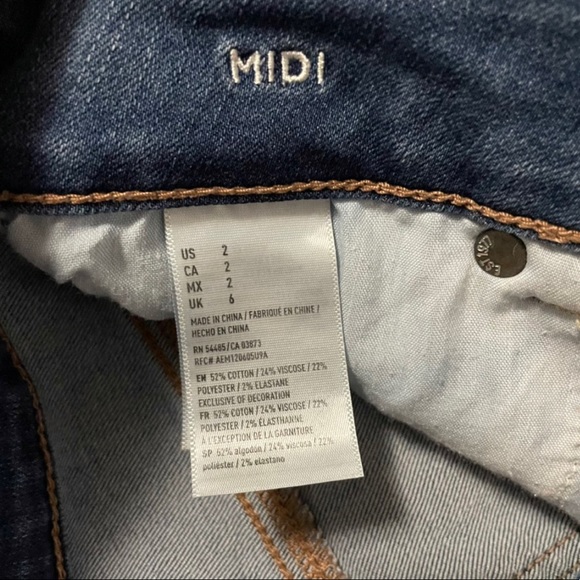 american eagle super super stretch denim shorts
size 2 - Picture 4 of 4